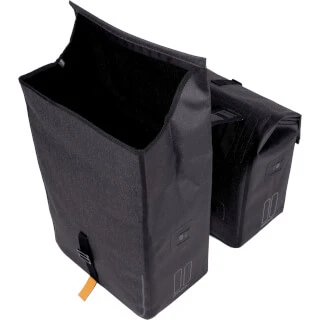 Basil Urban Dry Dubbele Fietstas Charcoal Melee 3 Basil Urban Dry Dubbele Fietstas Charcoal Melee