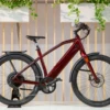 Stromer ST1 Sport M 814Wh Showmodel -Cube Shop STROMER ST1 DEEP RED SPORT ZIJAANZICHT 900e