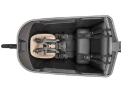 Lovens Explorer S75 ABS -Cube Shop lovens explorer fietsstoel adapter bevestigd bovenaanzicht daf1